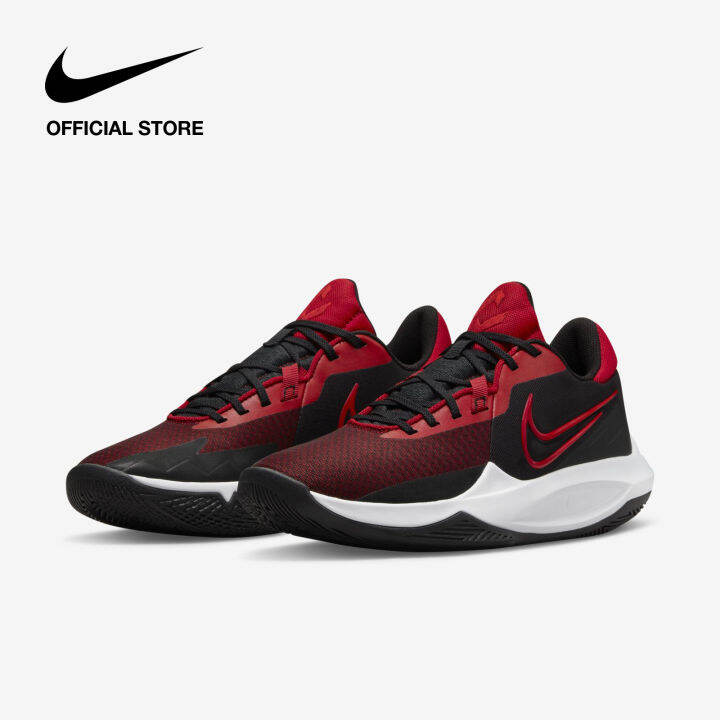 Nike Men's Precision 6 Basketball Shoes Black and red Lazada PH