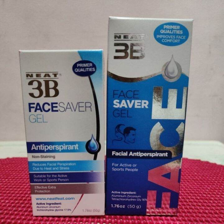 NEAT 3B Face Saver Gel Facial Antiperspirant 50g Lazada PH