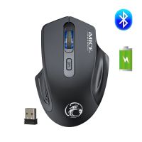 ZZOOI Rechargeable Wireless Mouse Computer Bluetooth Silent Mouse Ergonomic PC Gamer Mice For MacBook Laptop USB Gaming Mouse