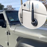 ☼ஐ Car Aerial AM FM Radio Antenna For Jeep Wrangler TJ JK JL JT 1997 - 2021 Aluminium Signal Amplifier Mast Aerial