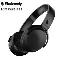 Skullcandy ชุดหูฟังบลูทูธแบบเปิดหูไร้สายชาร์จอย่างรวดเร็วหูฟังมีไมโครโฟนพับได้หนังสังเคราะห์เบาะรองหู