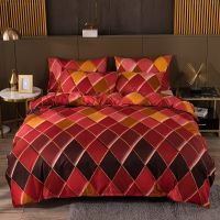 Nordic Bedding Set Geometric Printed Bed Linen Duvet Cover 240x220 Single Double Queen King Quilt Covers Sets Bedclothes