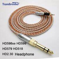 สายหูฟัง Hd598se HD599 HD2.30 Sennheiser,สายหูฟังคุณภาพสูงทำจากทองแดง16คอร์ HD579