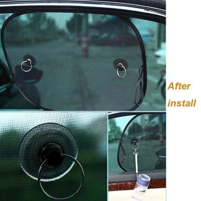 hot【DT】 2pcs Car UV Protection Curtain Window Sunshade Side Mesh Cover RV Supply
