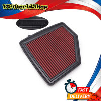 กรองอากาศ ผ้า สีแดง Air Filter Hurricane Honda  ขนาด 22x23x2 จำนวน 1 Piece HR-V Hatchback Vezel ปี2015 - 2019มีบริการเก็บเงินปลายทาง