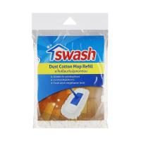 โปรโมชัน อะไหล่ม็อบคอตตอนดันฝุ่น SWASH 16 นิ้ว สีขาว COTTON MOP CLOTH REPLACEMENT SWASH 16IN WHITE  ราคาถูก เก็บเงินปลายทาง