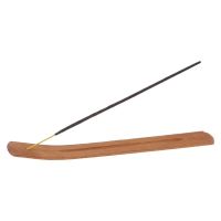 Natural Wooden Incense Stick Holder Catcher Meditation Gift Ornament