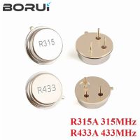 10pcs 315MHz 433MHz Resonator Crystal Oscillator R315A R433A Quartz Through Holes Surface Acoustic Wave Oscillator KIt Round WATTY Electronics