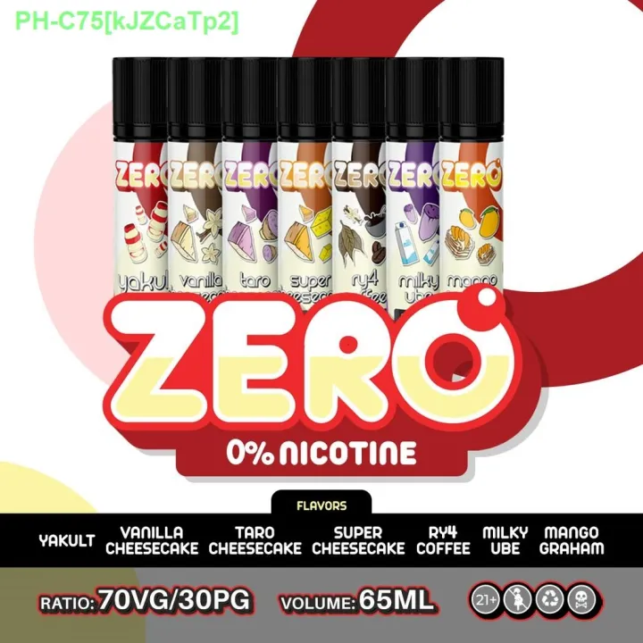 Zero 65ml Juice 0mg Juice Low Strength High VG Legit E Liquid Lazada PH