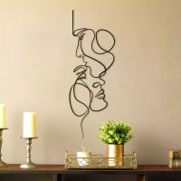 Nordic Style Metal Wall Decoration Modern Room Decor Home Office Living Room Bedroom Couple True Love Wall Art Female Decor