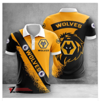 Wolverhampton Wanderers F.C. 2023 New Design Customization High Quality 3DPOLO SHIRT (Contact Online for Free Customization) - NO.6GHGSJ2