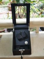 Lunping Watch Winder กล่องนาฬิกา ตู้ใส่นาฬิกา กล่องหมุนนาฬิกาออโตเมติก WATCH WINDER รุ่น 2+3 เรือน (สีน้ำตาลลายไม้/ดำ)   (มีรับประกัน)