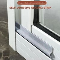 Self Adhesive Window Sealing Strip Weather Soundproofing Tape Bottom Sound Door Sticking Air Insulation Crack Leak Gap Anti Q6C4