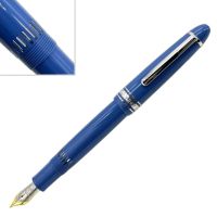 เครื่องเขียนในสำนักงานพร้อมหมายเลขซีเรียล MB หรูหรา146ปากกาหมึกซึมลูกสูบเติม Msk เรซินสีน้ำเงินปากกาหมึก4810เขียนด้วยปลายปากกา