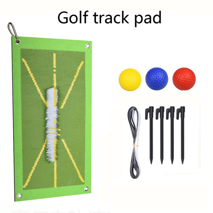 guliang630976-golf-swing-mat-ตีแผ่นรองทิศทาง-mark-track-mat-golf-swing-training-mat