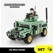 Đồ chơi Lắp ráp Xe Humvee M1151, Jie Star 61026 Jeep Car