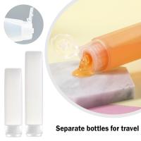 30 50ml Tube Lotion Squeeze Bottle Hand Cream Cleanser Bottle Dispenser Wash Body Shampoo Travel F3W3