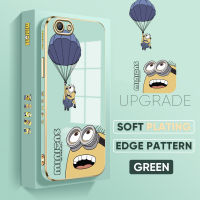 เคส PMP Hp สำหรับ OPPO A59 Oppo OPPO F1S สายคล้องฟรี + น่ารักการ์ตูนร่มชูชีพ (Minions) ตารางขอบเคสโทรศัพท์ชุบหรูหราโทรศัพท์นิ่ม