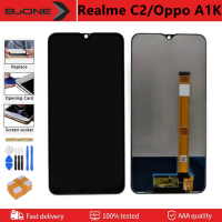 จอ LCD แบบดั้งเดิมสำหรับ หน้าจอRealme C2/Oppo A1K RMX1941 CPH1923ดิจิไทเซอร์จอแสดงผล LCD หน้าจอสมบูรณ์หน้าจอแบบสัมผัส6.1นิ้ว