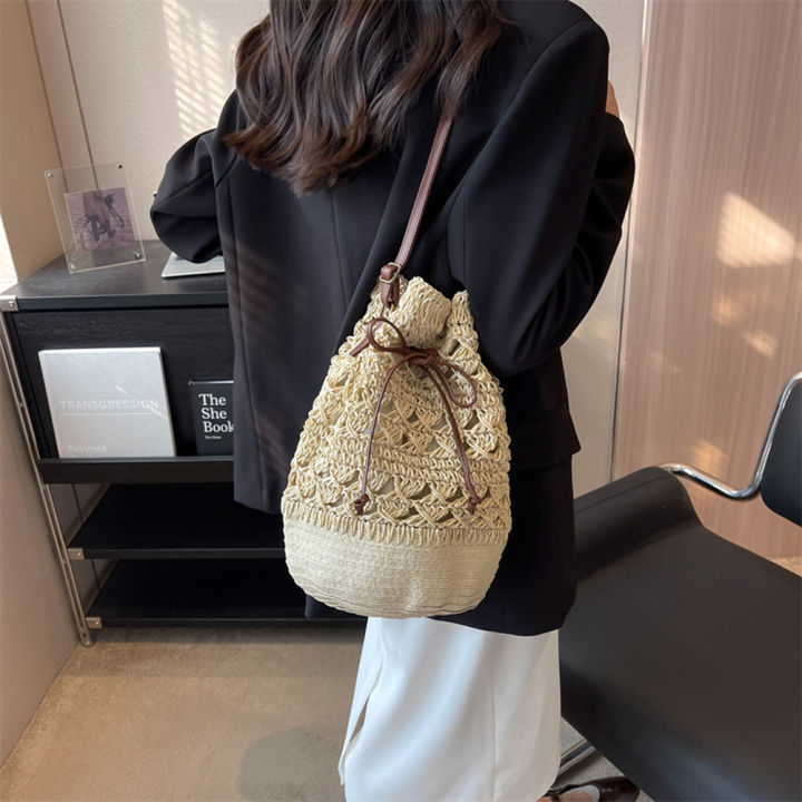 กระเป๋าสตางค์ผู้หญิงแบบลำลองทำมือกระเป๋าเดินทางทอแฟชั่นกระเป๋าแบบทอด้วยมือ