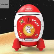 ZOEEN Fingerprint Rocket Piggy Bank Password Lock Money Box Electronic