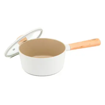 Neoflam Fika 7 Baby Wok Pan with Wooden Handle 18cm