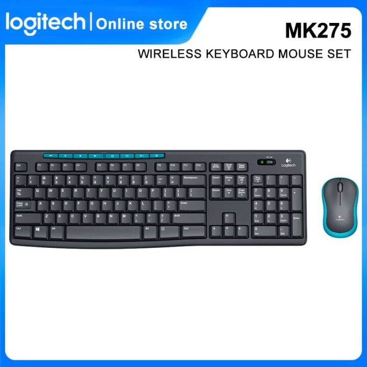 Logitech MK275 Wireless Mouse and Keyboard Combo For Laptop PC Gamer ...