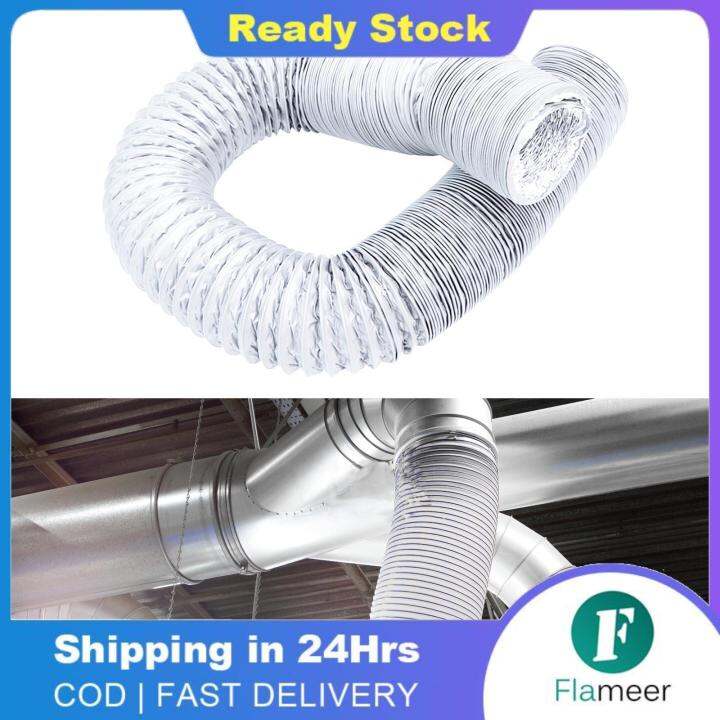 Flameer Flexible Dryer Vent Hose Exhaust Pipe Exhaust Hose Aluminum