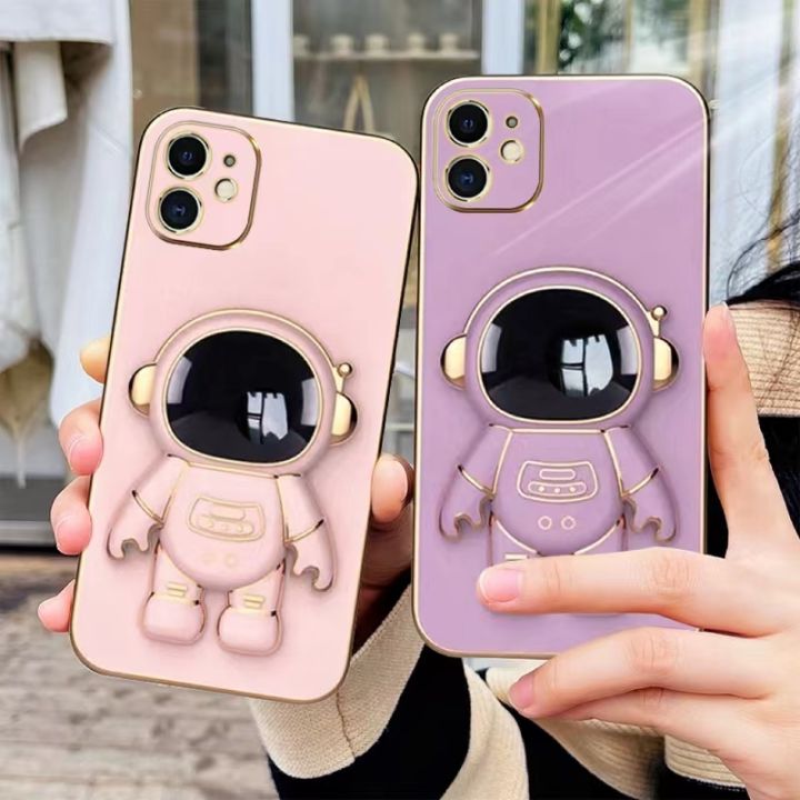 เคสนักบินอวกาศมีขาตั้ง-สำรับรุ่น-samsung-a05s-a14-a24-a34-a54-a04-a04s-a13-a73-a53-a52-a52s-a12-m12-a22-a23-a03-a50-a50s-a30s-นิ่ม-เคส-สิชิโคนขอบตรงกันกล้อง