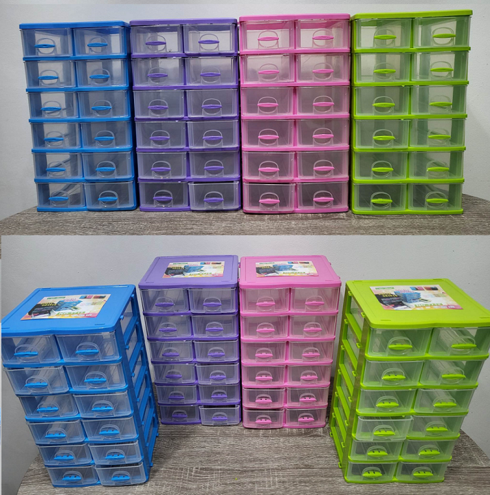 456 layers dual door mini drawer / 2door / jewelry & first aid kit