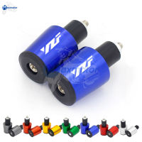 สำหรับ Yamaha YZF R1 R3 R6 R25 R15 2013-2019 2017 2018อุปกรณ์เสริมรถจักรยานยนต์7/8 22Mm Handlebar Grips End Handle Bar End ปลั๊กโลโก้