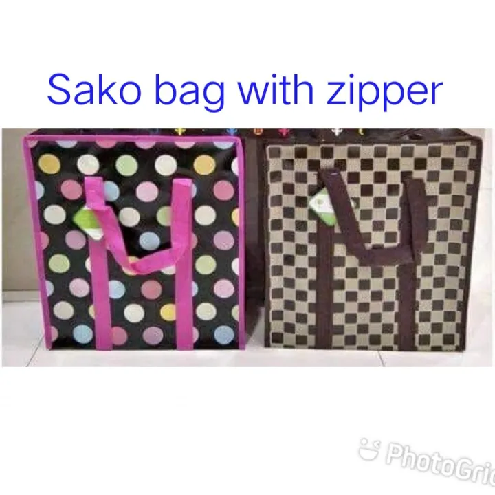 SAKO BAG BIG WITH ZIPPER Lazada PH