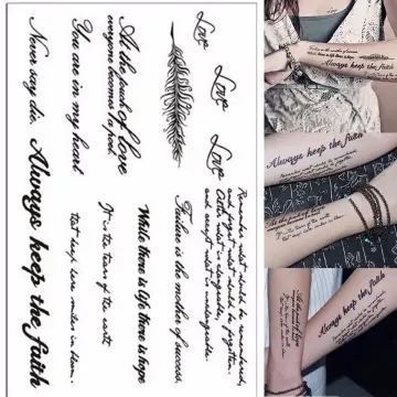 Trendy Tattoo Fonts and Designs