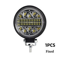 RXZ 4inch 102W Fog lights led light bar work light 34 SMD Round Square Strobe LED Off Road For Truck SUV 4WD ATV Jeep Tractor