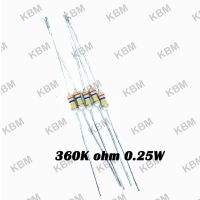 Resistor ตัวต้านทาน 360Kohm 0.25W 374Kohm 0.25W 1% 390Kohm 0.25W 0.5W 1W 2W