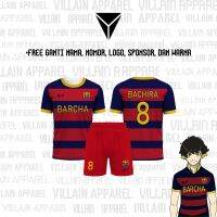 Jersey Futsal &amp; Football Motif Vl Replika Anime Fc Barcha Blue Lock Full Print comfortable