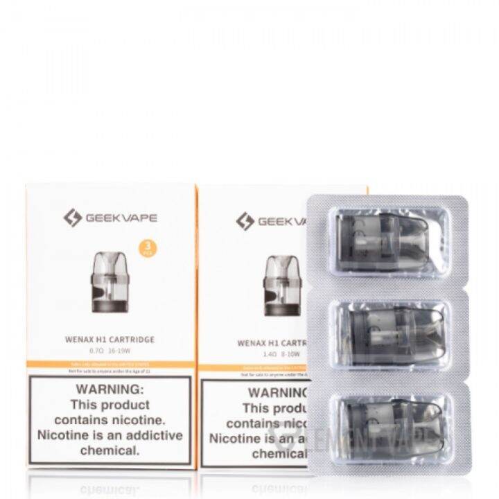 rq4221ntla897 Geekvape Wenax H1 Pod Cartridge Occ Coil 0.7 1.4 ohms (LEGIT) Lazada PH