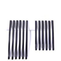 №◈ 10pcs 6.5/8.5cm Black Bangs Clip Hairpin Korean Simple One Word Wire Hair Pins Invisible Side Clips Big Hair Clips for Braids