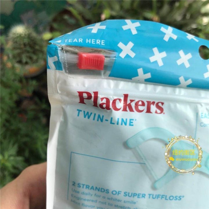 plackers-double-line-nursing-dental-floss-stick-thin-line-twin-line-loaded-floss-toothpick-stick-150