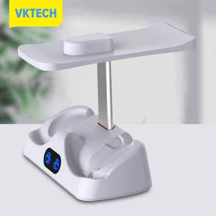 vktech-แว่น-vr-ชนิดแท่นชาร์จชนิด-c-5v-15a-ระบบชาร์จแม่เหล็กแท่นอะลูมินัมอัลลอยพร้อมไฟนำร่องสำหรับ-ps-vr2สำหรับชาร์จ
