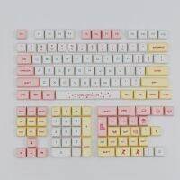 【▼Hot Sales▼】 sijieyis8 129คีย์สีย้อมกุญแจหมวก-Sub Xda โปรไฟล์ Macaron Keycap แบบมินิมอลลิสต์ส่วนบุคคลสำหรับสวิตช์ Mx คีย์บอร์ดแบบกลไก