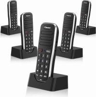 Chtoocy 5 Pack Wireless Home Intercom System for Elderly, Two-Way Communication Caregiver Pager Nurse Calling System for Patient/Senior/Disabled/Nursery/Pregnant