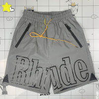 กางเกงขาสั้นผู้ชายผู้หญิงที่มีคุณภาพสูง Drawstring กระเป๋าซิปจดหมายพิมพ์โลโก้ Multicolor Cylinde กางเกง