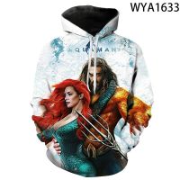 Spring And Fall Hoodies Fashion Aquaman Men Women Children 3D Printed Sweatshirts Casual Boy Girl Kids Streetwear Cool Coat