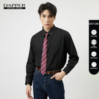 DAPPER เสื้อเชิ้ตแขนยาว EASY CARE ทรง Regular Fit สีดำ