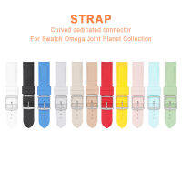 สำหรับ Omega Swatch สายรัดดาวเคราะห์ดวงจันทร์ร่วมแบรนด์20มม. สายรัดอินเตอร์เฟซโค้ง