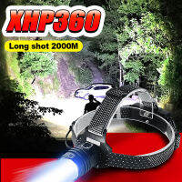 ใหม่ล่าสุด XHP360 LED ที่มีประสิทธิภาพไฟหน้าแบบชาร์จ USB ไฟหน้าพลังงานสูงกลางแจ้งซูมกันน้ำ Lanten ตั้งแคมป์โคมไฟหัว