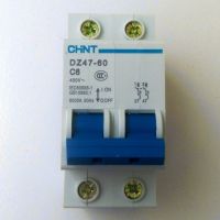 ชินท์ C45n เบรกเกอร์ขนาดเล็ก Dz47-60 2เสา C6a 400V Mcb