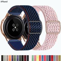 20mm 22mm band For Samsung Galaxy Watch 4/classic/2/3/Active 45mm/46mm/42mm Gear S3 Elastic Nylon Loop Huawei GT 2 2e pro strap