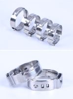 10Pcs 6.5mm-11.8mm Stainless Steel 304 Single Ear Hose Clamps HW179 Coil Springs